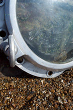 Vintage Authentic Large 2 Key Aluminium Circular Porthole - Ship Salvaged & Restored