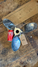 Vintage Polished Stainless Steel 3-Blade Boat Propellor