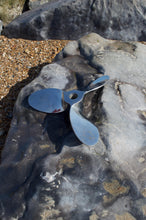Vintage Polished Stainless Steel 3-Blade Boat Propellor