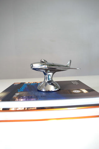 Vintage Dunhill Sabre JET Aeroplane Lighter - Table Lighter - Chrome